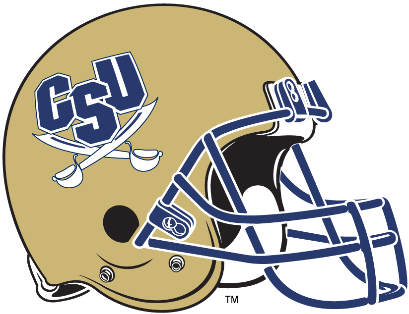 CSU Buccaneers 0-Pres Helmet Logo iron on transfers for fabric